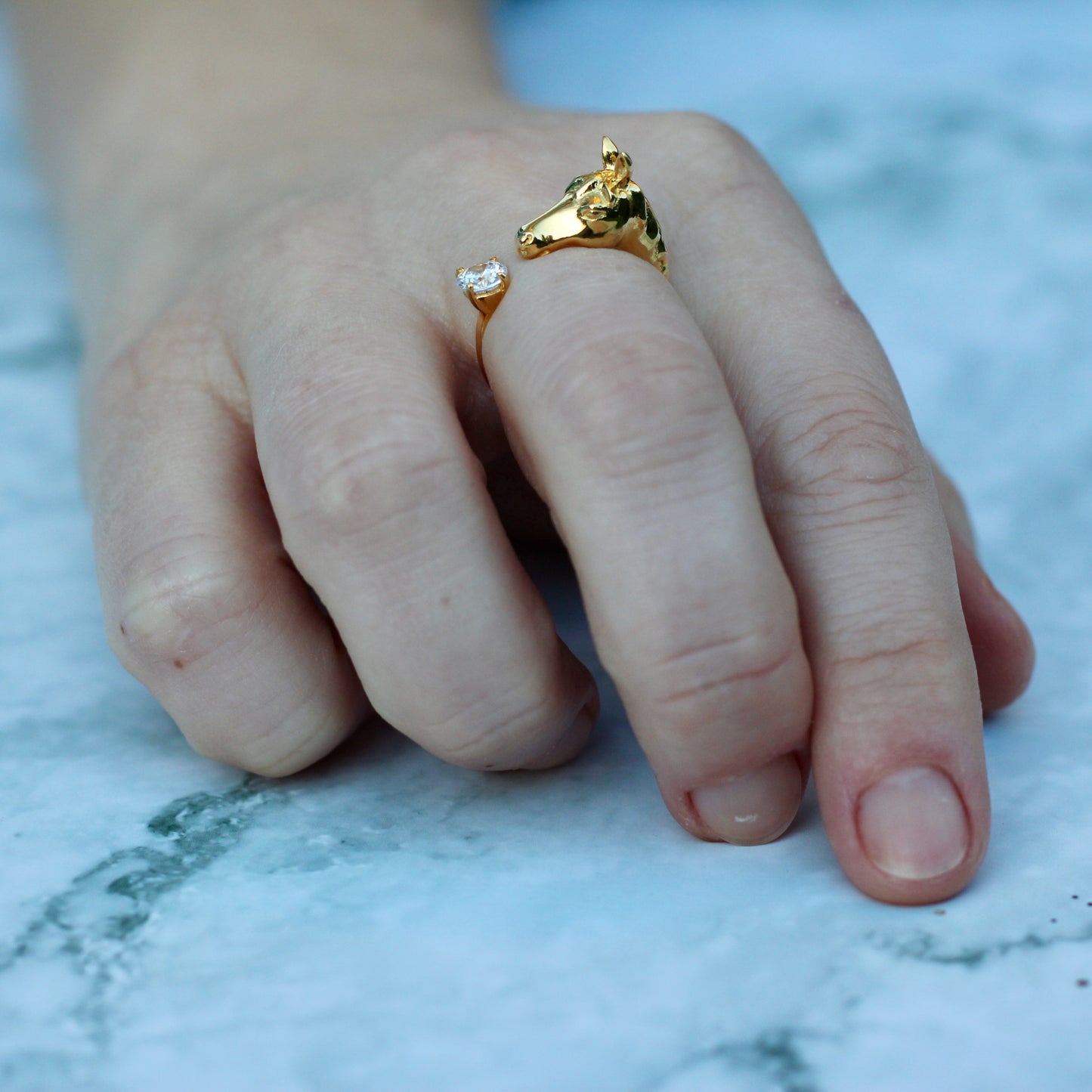 Horse Ring Gold