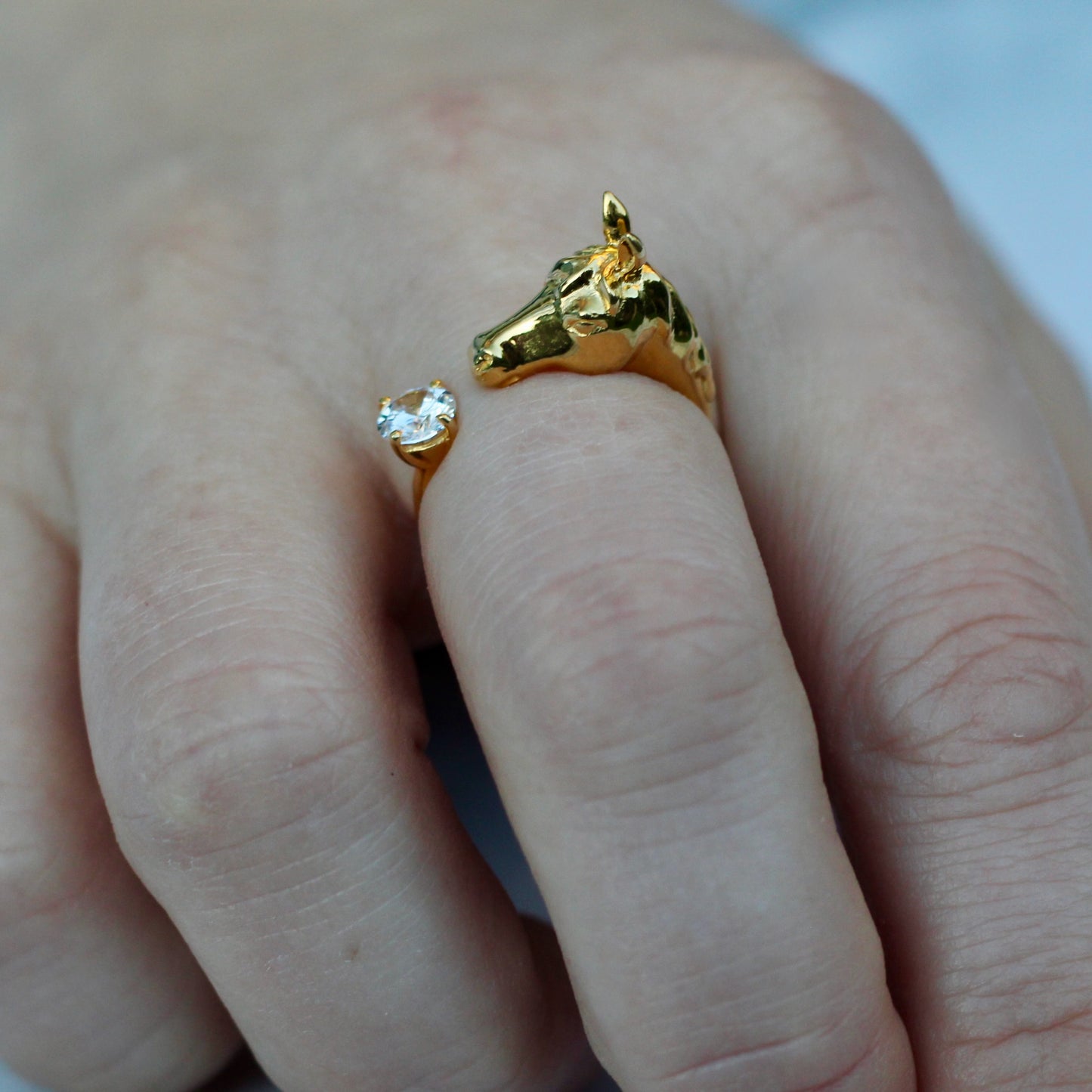 Horse Ring Gold