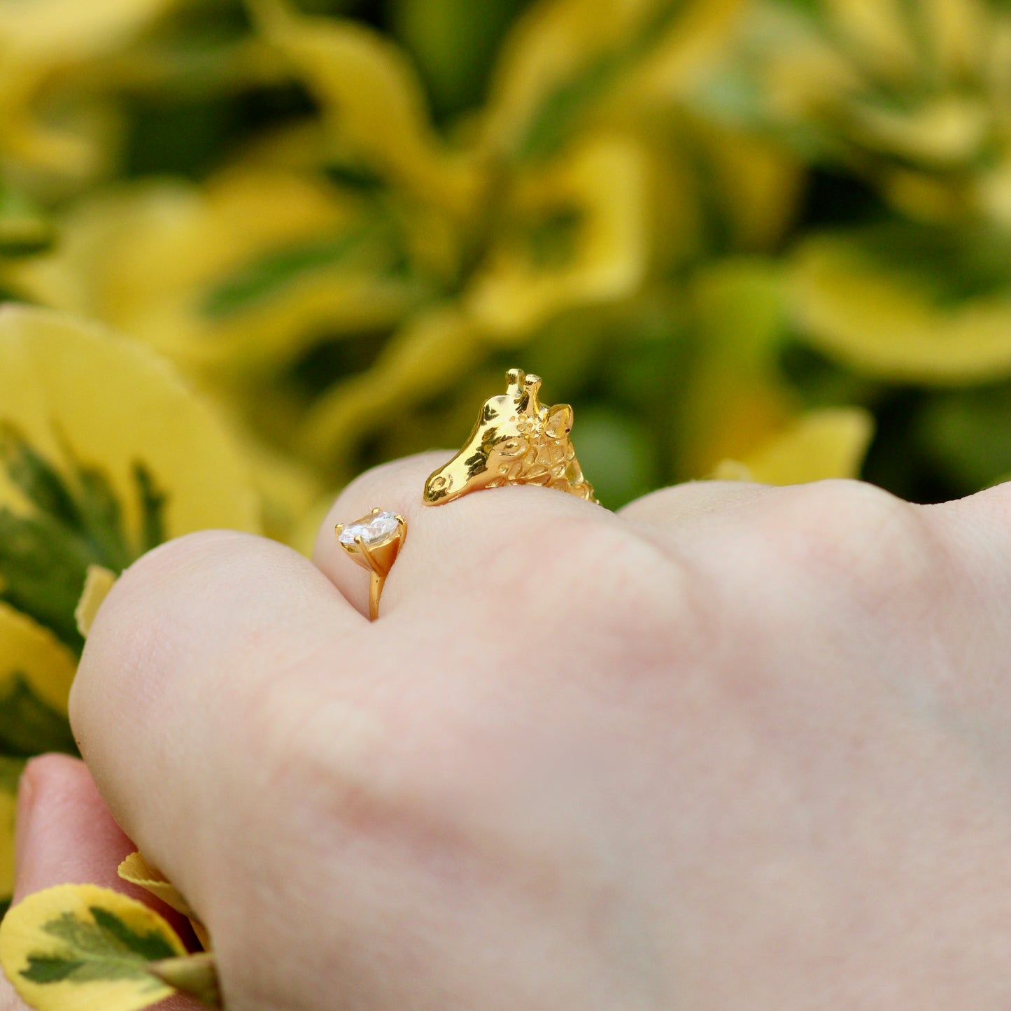 Giraffe Ring Gold