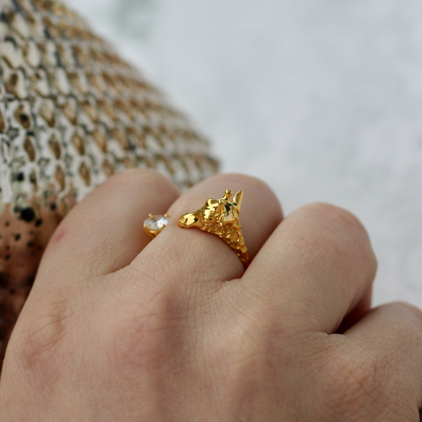 Giraffe Ring Gold