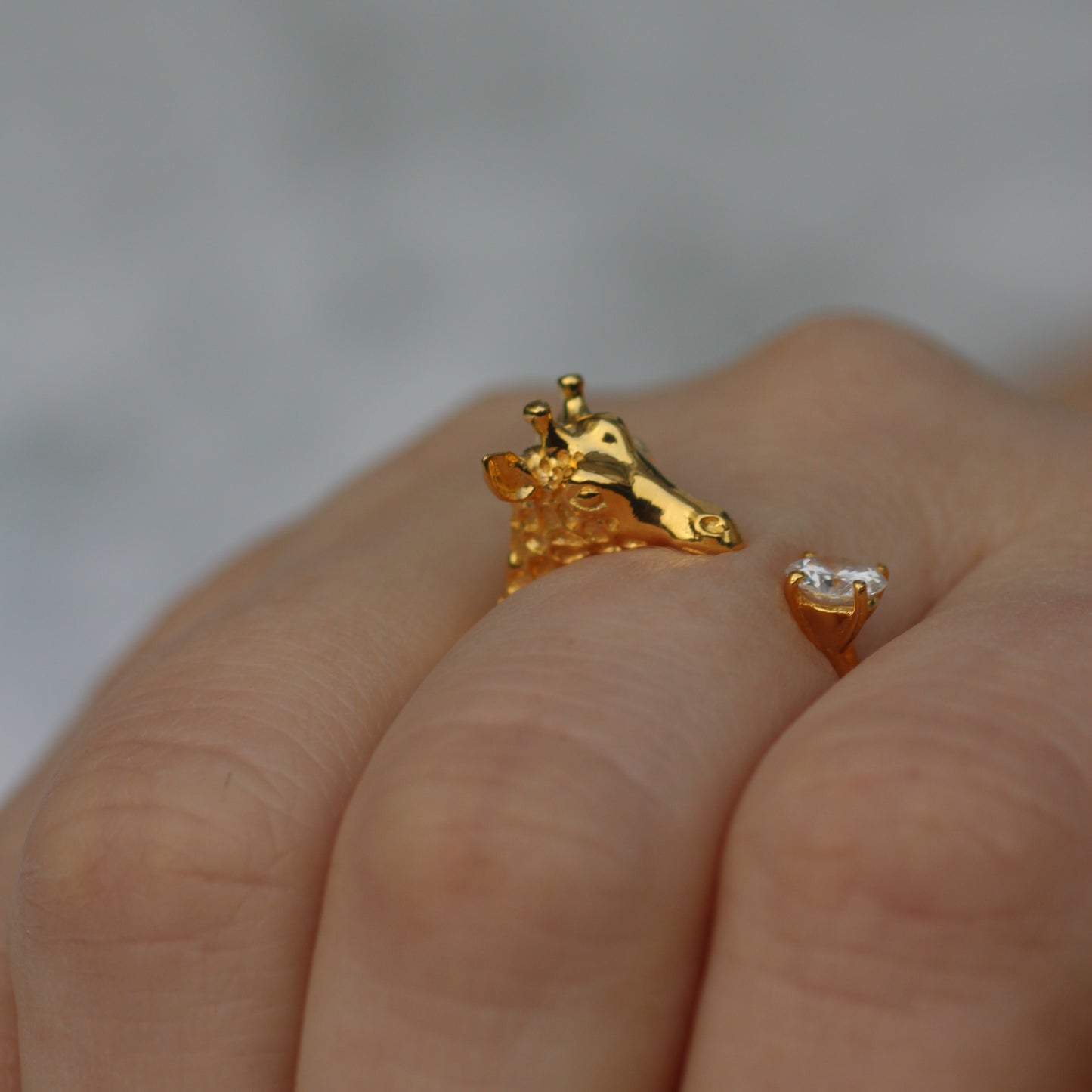Giraffe Ring Gold