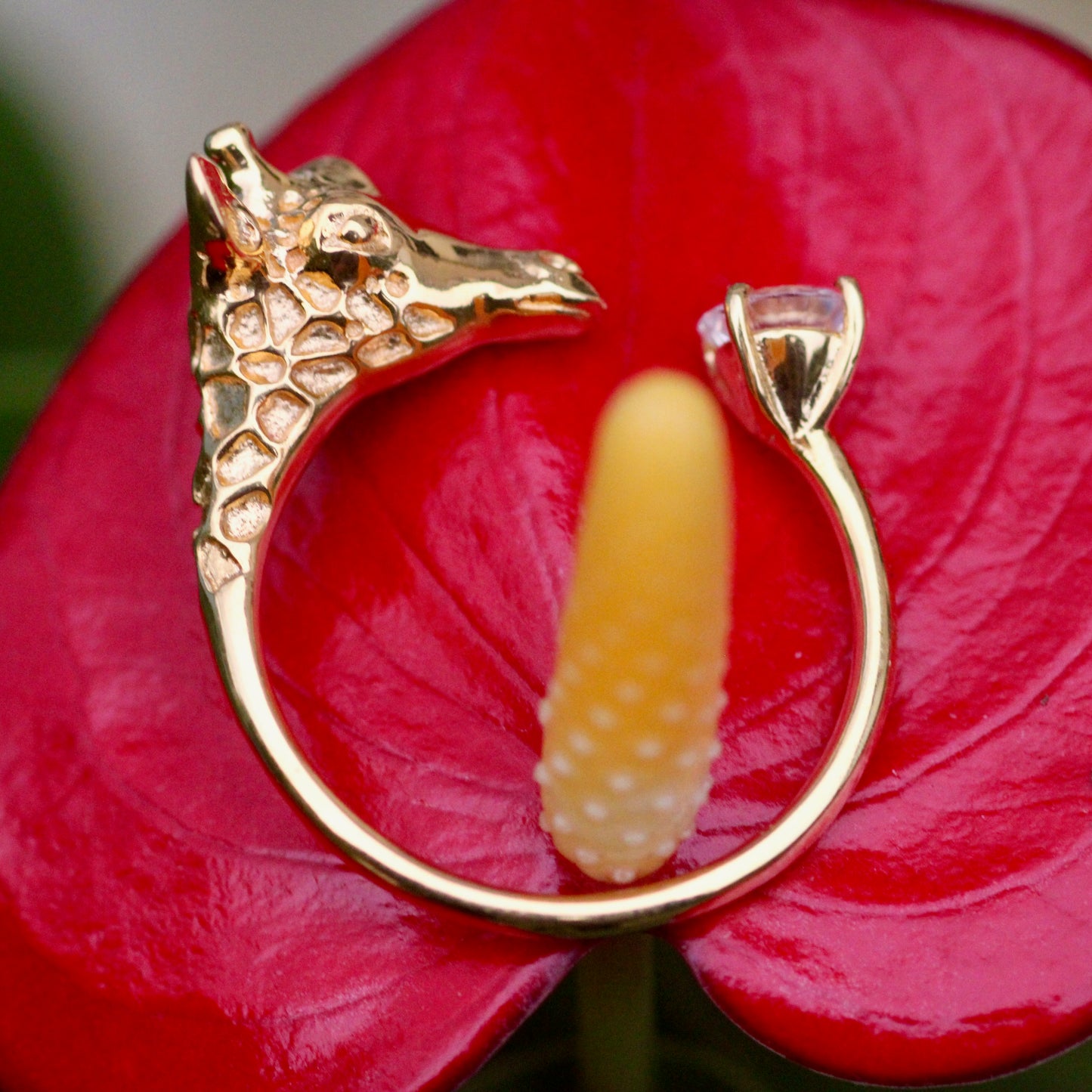 Giraffe Ring Gold