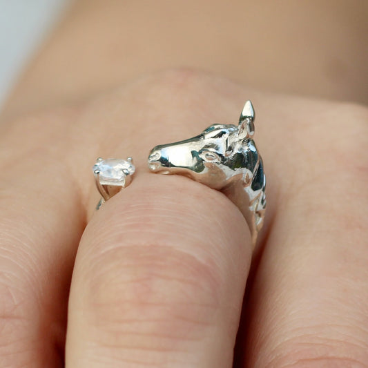 Horse Ring Silver
