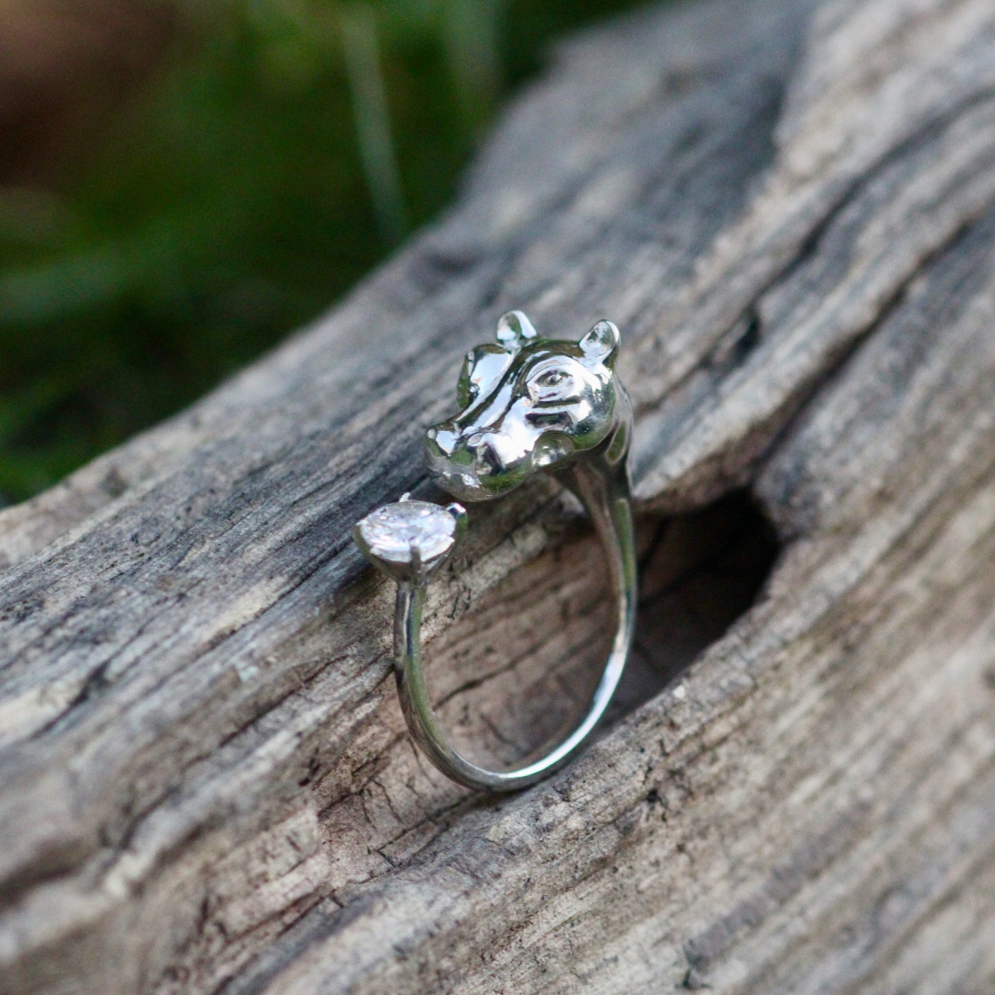 Hippo Ring Silver