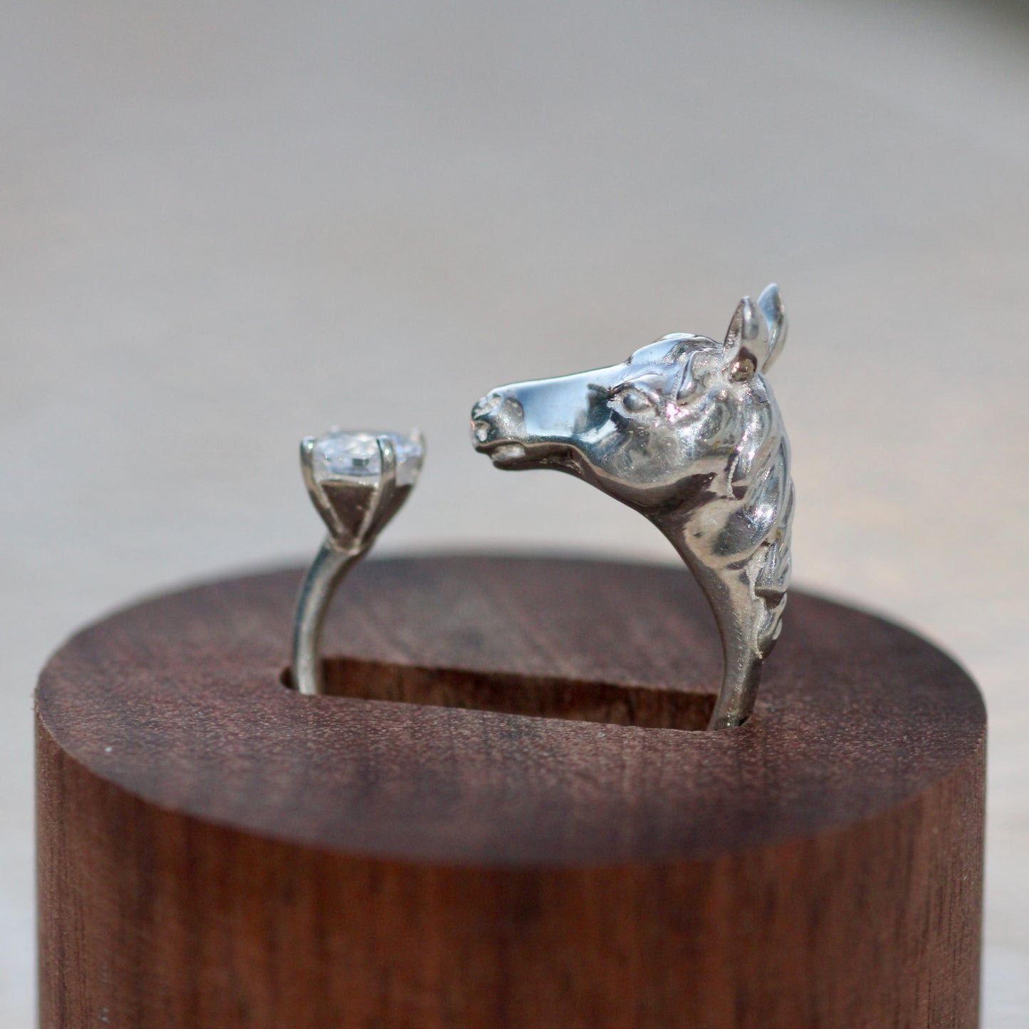 Horse Ring Silver