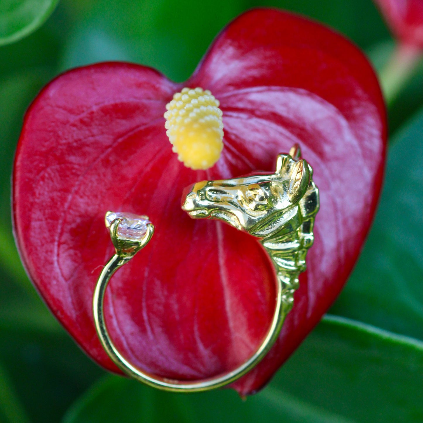 Zebra Ring Gold