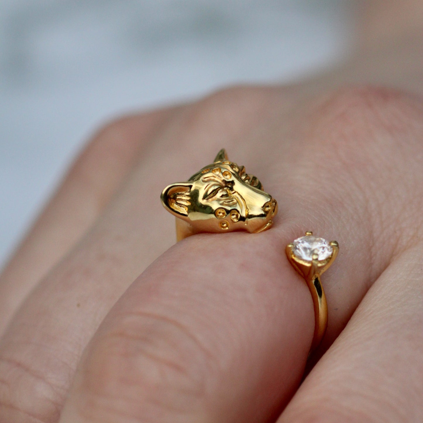 Cheetah Ring Gold