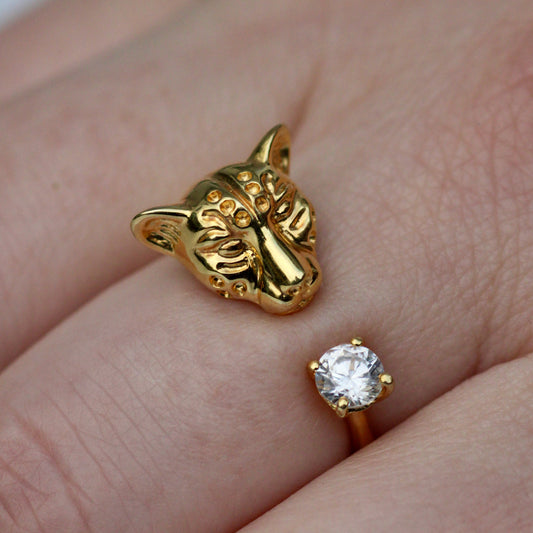 Cheetah Ring Gold