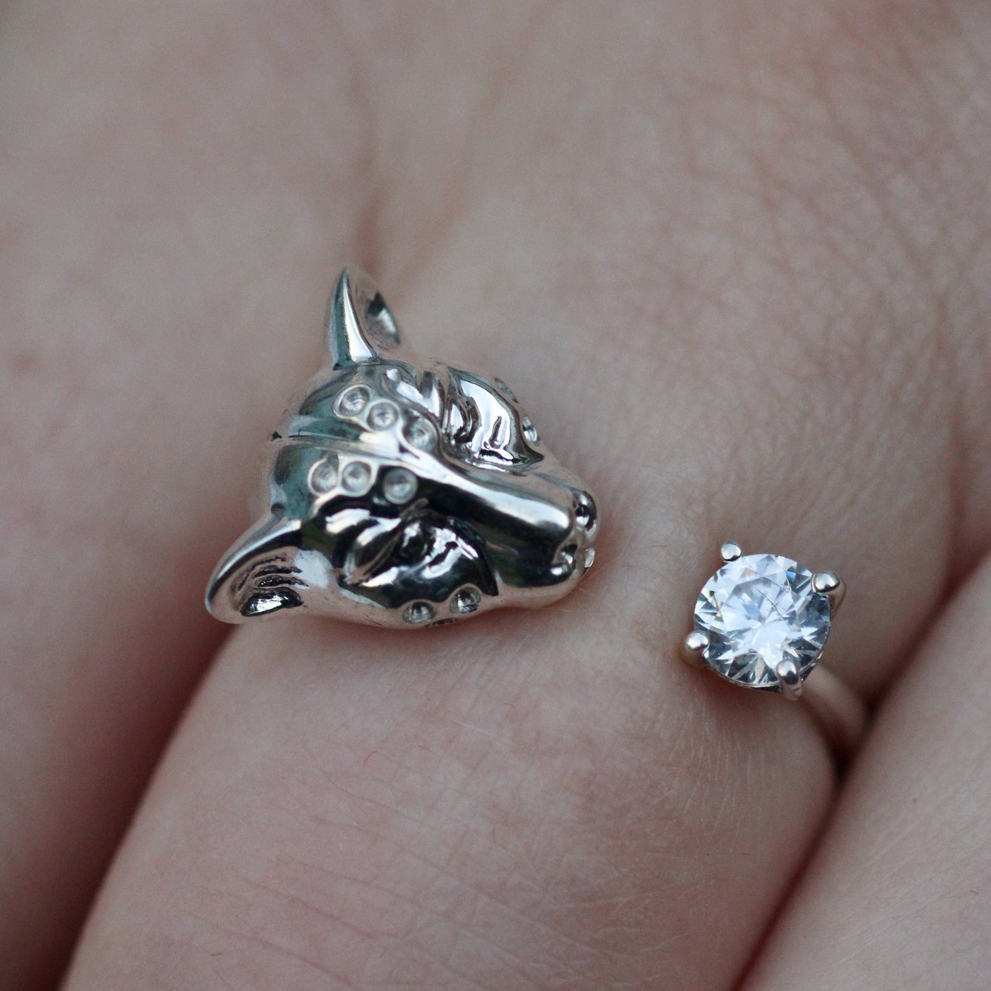 Cheetah Ring Silver