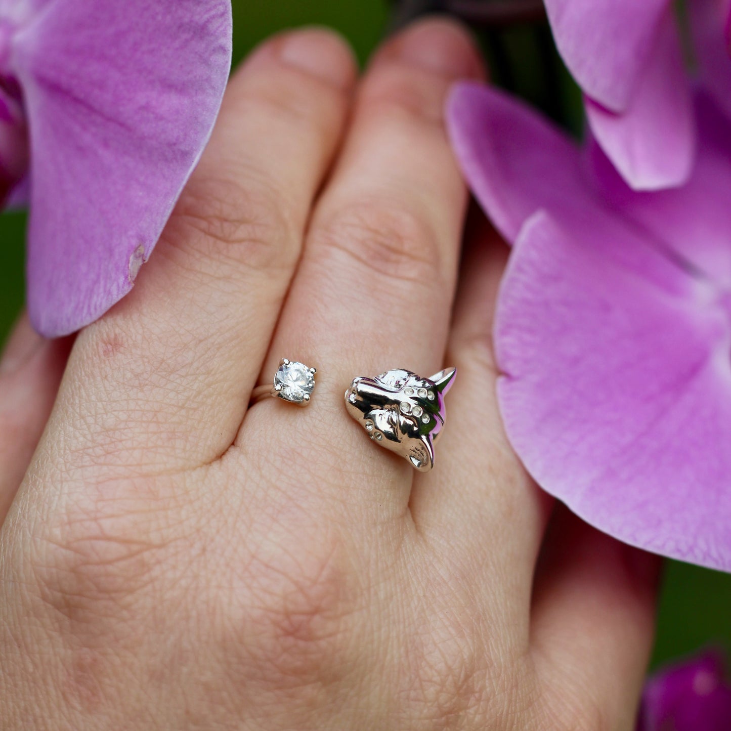 Cheetah Ring Silver