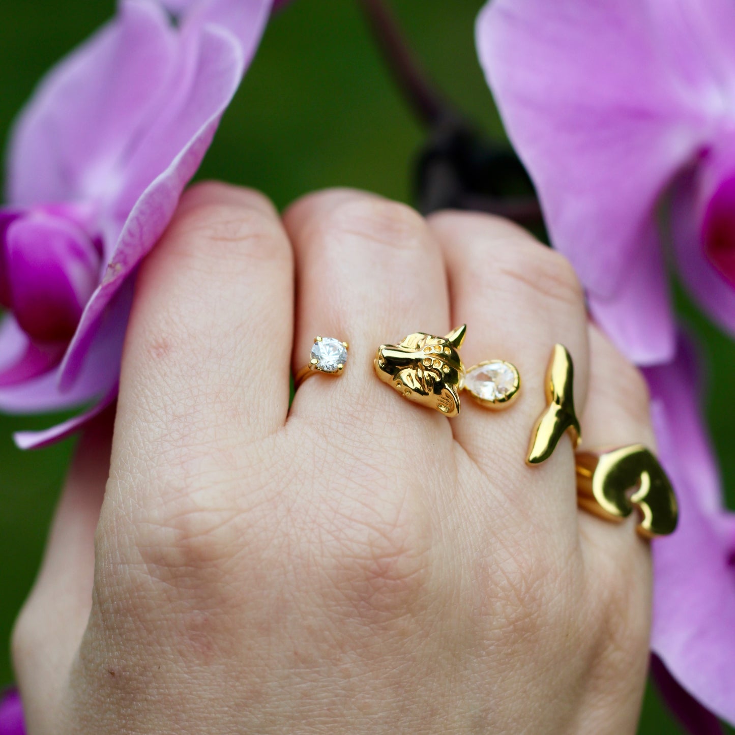 Cheetah Ring Gold