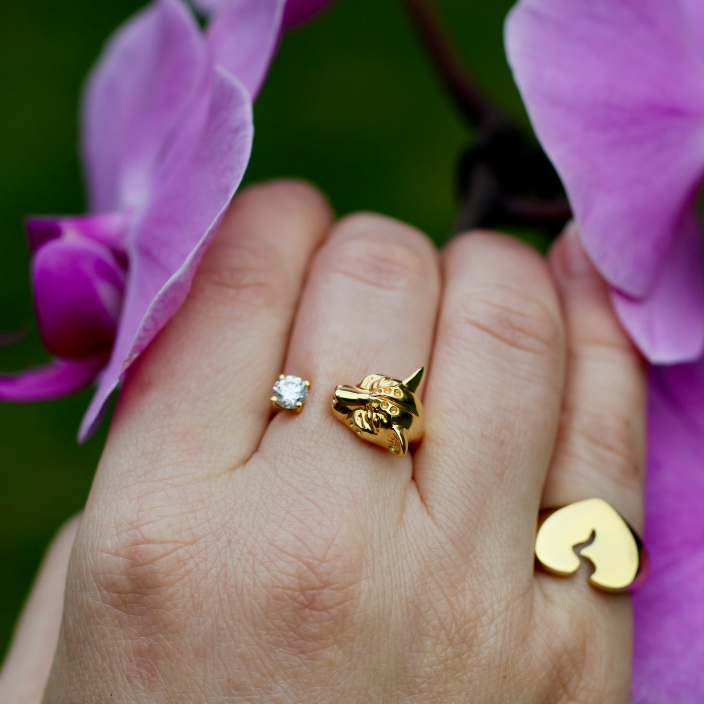 Cheetah Ring Gold