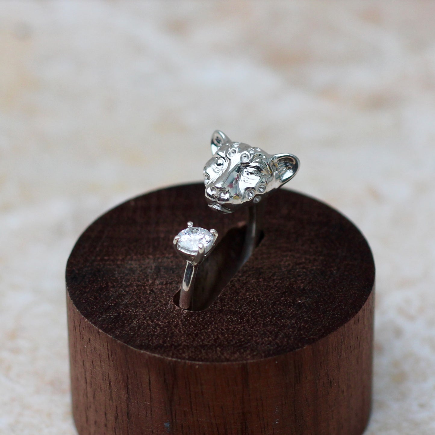 Cheetah Ring Silver