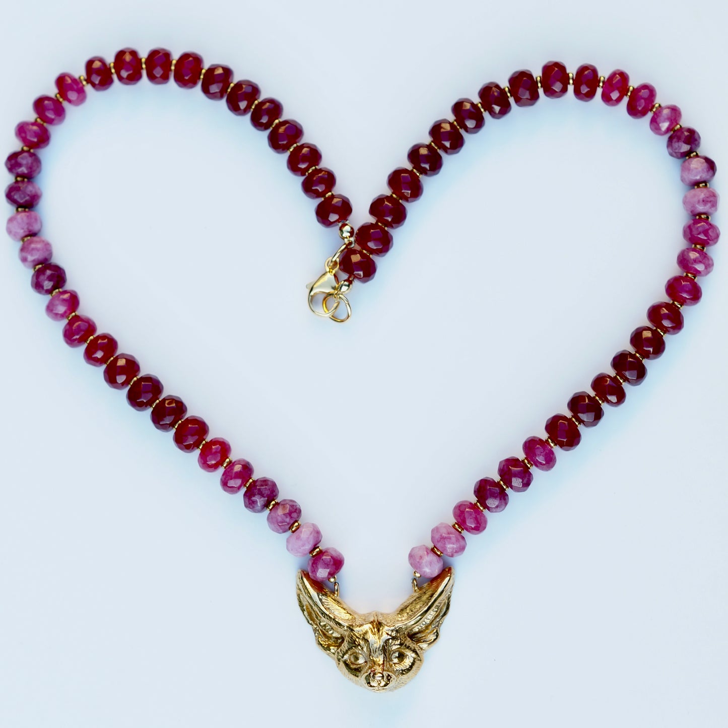 Fennec Fox Ombre Necklace