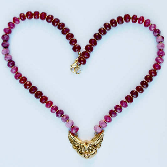 Fennec Fox Ombre Necklace