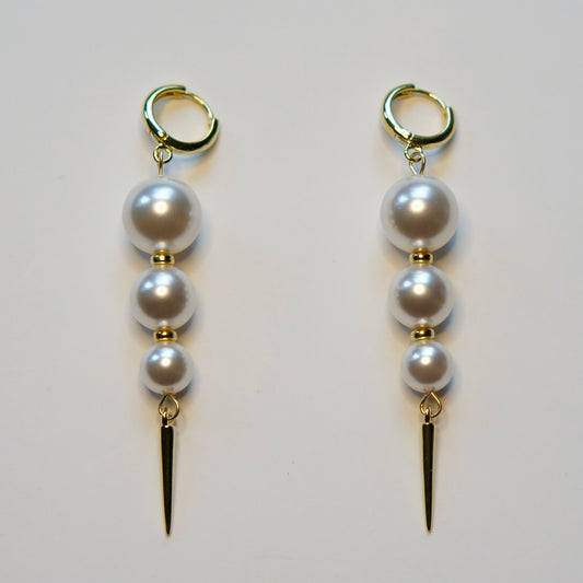 Spiky Pearl Earrings
