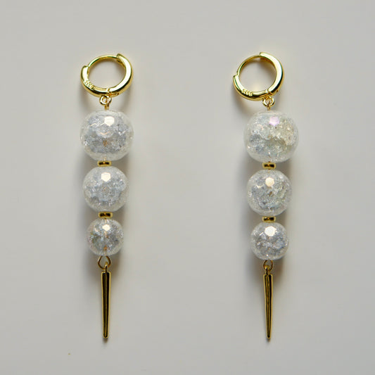 Spiky Iced Earrings