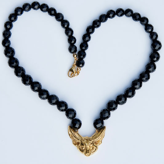 Fennec Fox Onyx Necklace